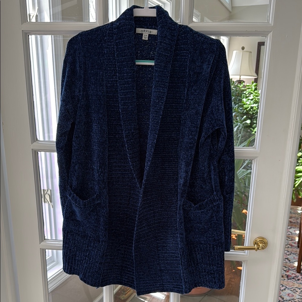 Orvis Women's Blue Sweater Size M